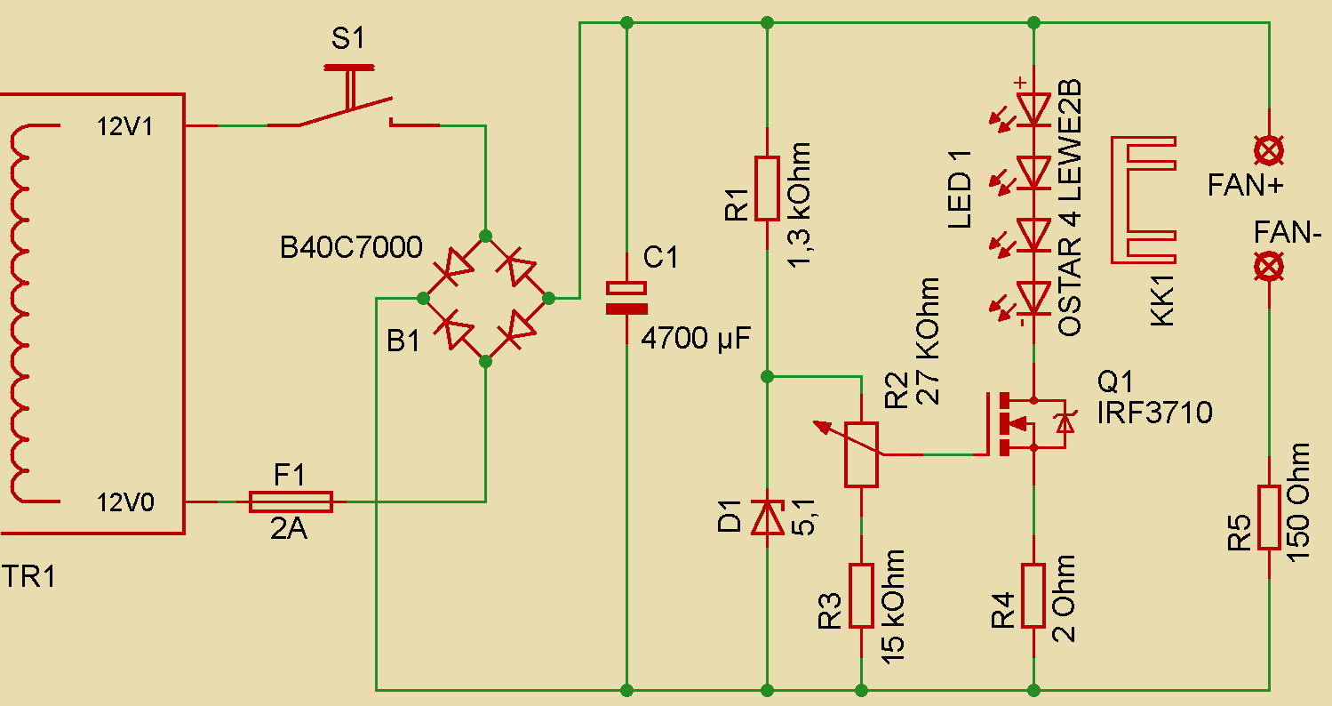circuit diagram LED driver film projector bulb Pentax P80
